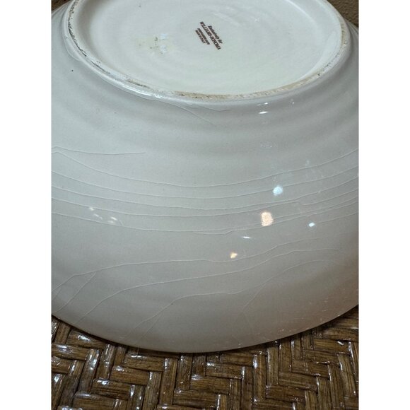 Vintage Retired William Sonama Ceramoc Rooster Pasta Bowl Made In Italy - Picture 6 of 10